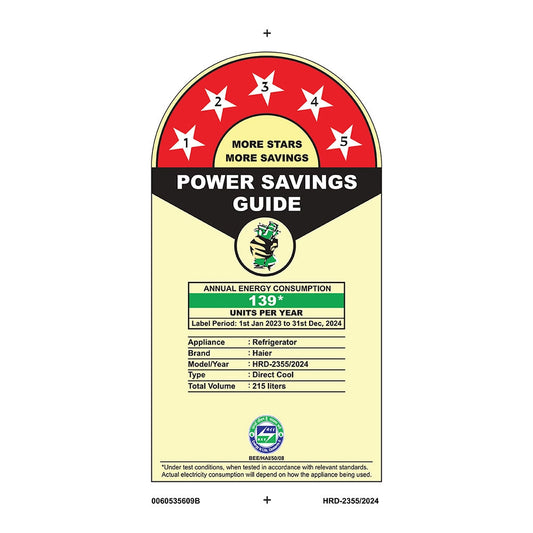 Haier 215 L, 5 Star, Red Hilton finish Direct Cool Single Door Refrigerator with Base Drawer-HRD-2355PRH