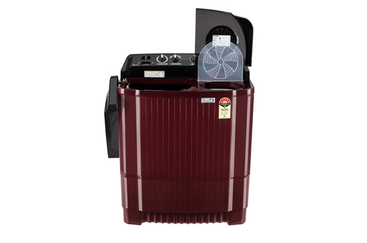 LG 8.5KG Semi Automatic Washing Machine, Roller Jet Pulsator + Soak, Wine-P8535SDAZ
