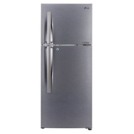 LG 240 L Frost Free Double Door 2 Star Convertible Refrigerator with Convertible Refrigerator - (GL-S292RDSY, Dazzle Steel)