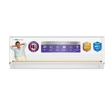 Voltas 1.5 Ton 3 Star Inverter Split AC (183 Vertis Zenith Gold, 4504086) | 6 Step Adjustable Mode, 5100W Cooling, 100% Copper, 4-Way Swing, Ice Wash & Turbo Tech, Hydrophilic Gold Fin Coating, Super Silent Mode