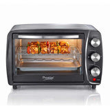 Prestige Oven Toaster Griller 16L with Barbeque Rack & Skewers (POTG 16A) | Stainless Steel Built-in OTG | 3 Function Controls & 60-Min Timer | Non-Induction Base-42341