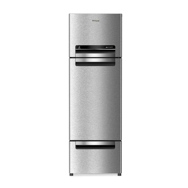 Whirlpool FP 343D Protton Roy 330 Litres Frost Free Triple Door Refrigerator with 6th Sense ActiveFresh Technology (20817, Alpha Steel)