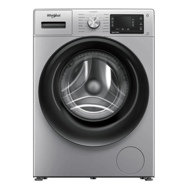 Whirlpool 8 Kg 5 Star Fully Automatic Front Load Washing Machine with In-built Heater, Ozone Air Refresh Technology (X08014BYS, Majestic Silver) - 33015