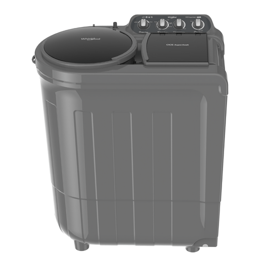 Whirlpool 7.5 Kg 5 Star Ace Supreme Semi-Automatic Top Loading Washing Machine (ACE 7.5 SUPREME, Grey Dazzle, Fast Drying)-30273