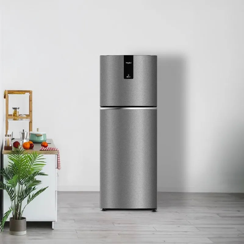 Whirlpool 235L 2-Star Frost Free Double Door Refrigerator | 6th Sense DeepFreeze Technology | Microblock Bacterial Protection | Honeycomb Crisper | Fixed Speed Compressor| Auto-Inverter Connect-22149