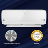 Whirlpool 1.5 Ton 5 Star Inverter Split AC (Copper Condenser, 6th Sense Technology, Xpand 5-in-1 Convertible, R32 Refrigerant, White, 1.5T 5-Star Glossy Finish)-41487
