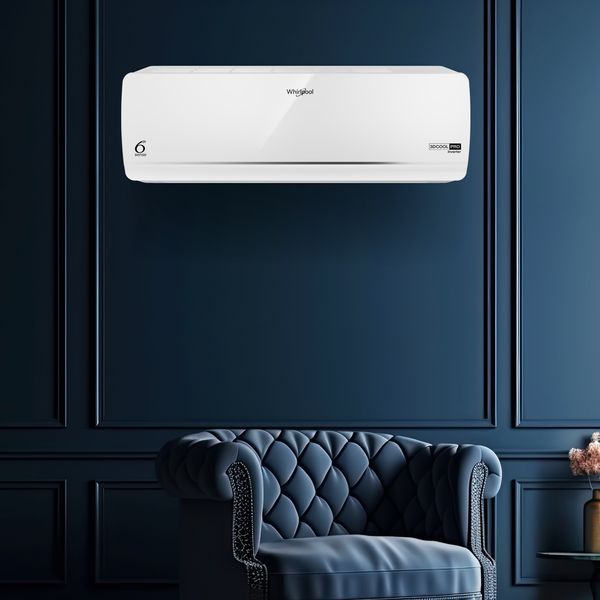Whirlpool 1.5 Ton 5 Star Inverter Split AC (Copper Condenser, 6th Sense Technology, Xpand 5-in-1 Convertible, R32 Refrigerant, White, 1.5T 5-Star Glossy Finish)-41487