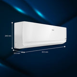 Whirlpool 1.5 Ton 3 Star Fixed Speed Split AC (Copper Condenser, R32 Refrigerant, White) - 5150W Cooling Power with 6th Sense Technology, Hidden Display, and Stabilizer Free Operation-41489