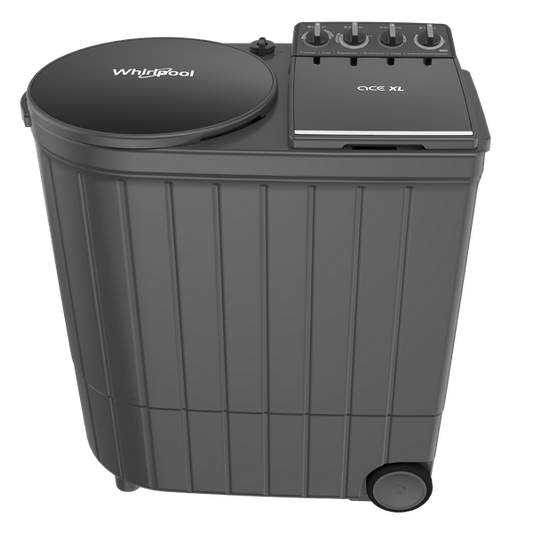 Whirlpool 9.5 Kg 5 Star Semi-Automatic Washing Machine with Hard Water Wash and 3D Turbo Impeller (Grey Dazzle)-30354