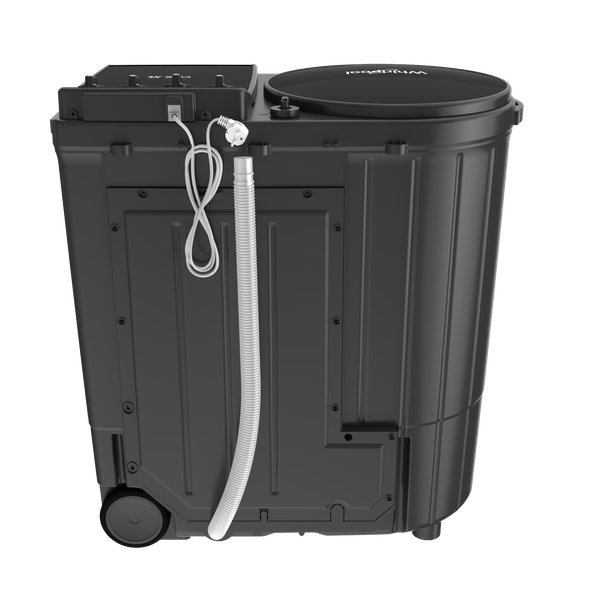 Whirlpool 9.5 Kg 5 Star Semi-Automatic Washing Machine with Hard Water Wash and 3D Turbo Impeller (Grey Dazzle)-30354