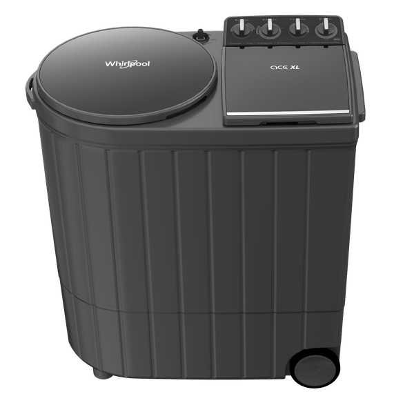 Whirlpool 12 Kg 5 Star Semi-Automatic Washing Machine with Hard Water Wash & 3D Turbo Impeller (Graphite Grey)-30349