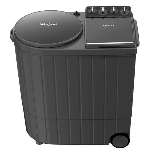 Whirlpool 12 Kg 5 Star Semi-Automatic Washing Machine with Hard Water Wash & 3D Turbo Impeller (Graphite Grey)-30349