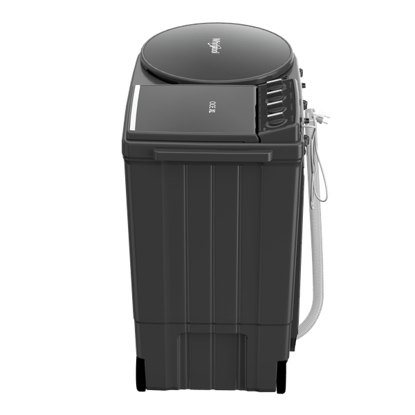 Whirlpool 12 Kg 5 Star Semi-Automatic Washing Machine with Hard Water Wash & 3D Turbo Impeller (Graphite Grey)-30349