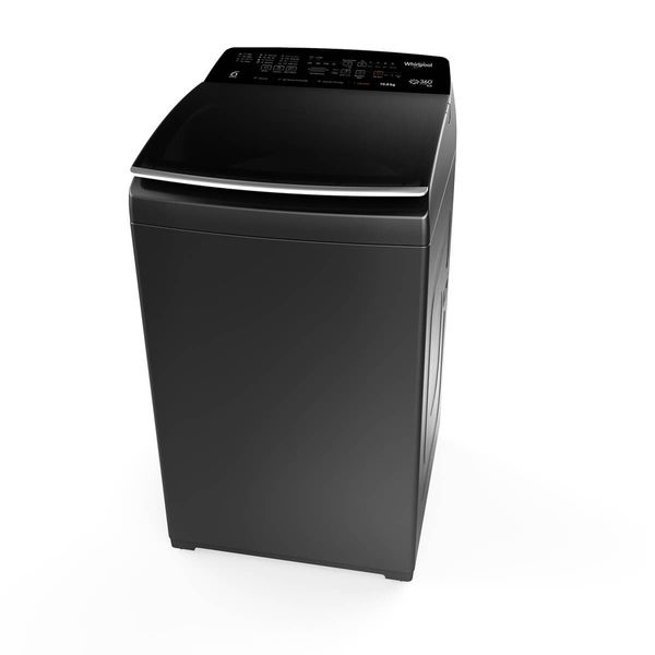 Whirlpool 10kg 5-Star 360 Bloomwash Top Load Washing Machine (Graphite Grey, In-Built Heater, Stainwash, Hard Water Wash)-31688