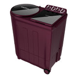 Whirlpool 8.5 Kg 5 Star Semi-Automatic Washing Machine with Turbo Dry Technology & Rat Mesh (Wine Dazzle, 30351)