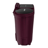 Whirlpool 8.5 Kg 5 Star Semi-Automatic Washing Machine with Turbo Dry Technology & Rat Mesh (Wine Dazzle, 30351)