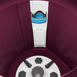 Whirlpool 8.5 Kg 5 Star Semi-Automatic Washing Machine with Turbo Dry Technology & Rat Mesh (Wine Dazzle, 30351)