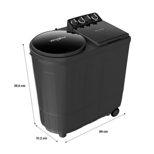 Whirlpool 8.5 Kg 5 Star Semi-Automatic Washing Machine with Turbo Dry Technology & Rat Mesh (Grey, 30352)