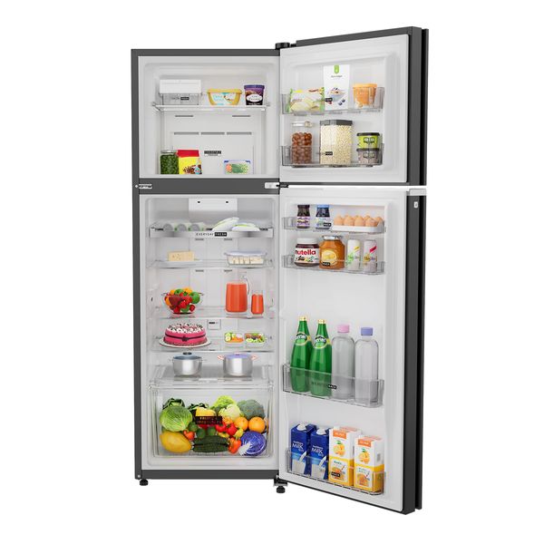 Whirlpool 235L, 2 Star Frost-Free Double Door Refrigerator with 6th Sense DeepFreeze Technology, Auto-Connect to Home Inverter, and Toughened Glass Shelves - Swarna Emerald (22222)