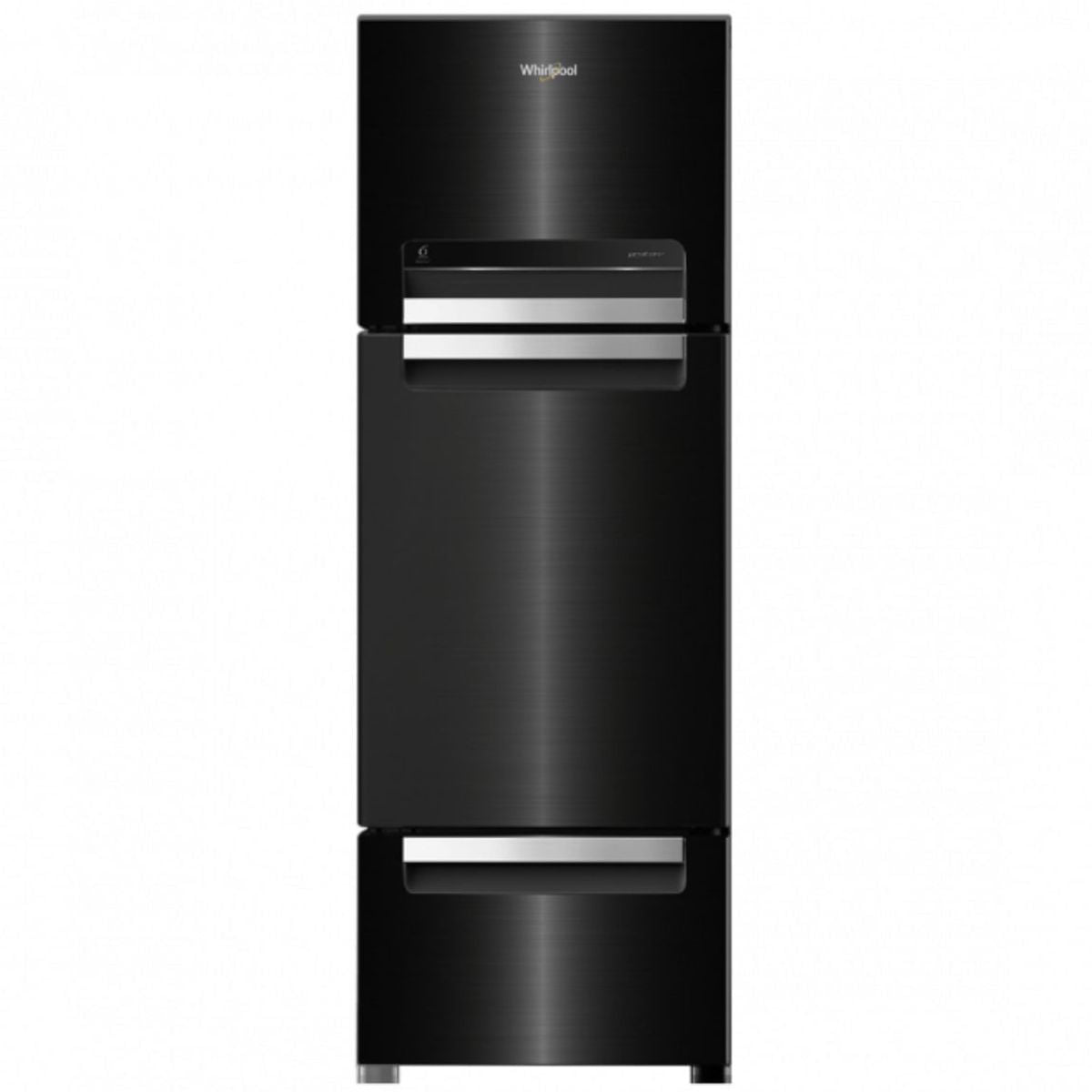 Whirlpool 235 L 3 Star Three Door Frost Free Refrigerator with 6th Sense ActiveFresh Technology, Dedicated Fruit/Vegetable Zone, Zeolite Technology(Steel Onyx, 21146)