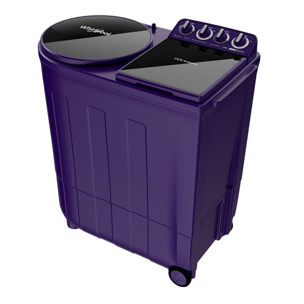 Whirlpool Purple Dazzle 8.5 Kg, Top Load Semi-Automatic Washing Machine with 3 Wash Programs & Rat Mesh-30350