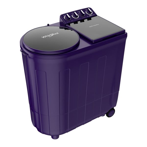 Whirlpool Purple Dazzle 8.5 Kg, Top Load Semi-Automatic Washing Machine with 3 Wash Programs & Rat Mesh-30350