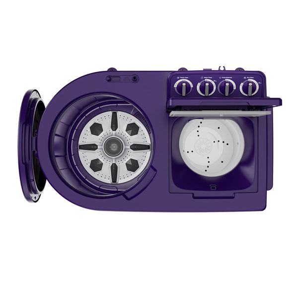 Whirlpool Purple Dazzle 8.5 Kg, Top Load Semi-Automatic Washing Machine with 3 Wash Programs & Rat Mesh-30350