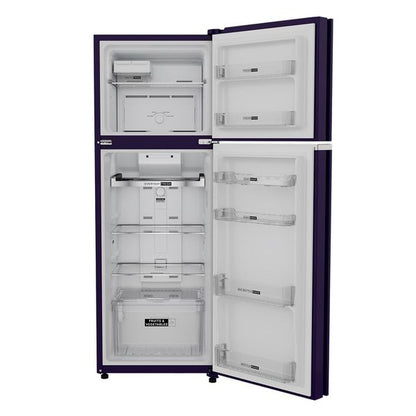 Whirlpool 235 L, 2 Star Frost Free Double Door Refrigerator with Toughened Glass Shelves, Purple (Karigari)-22224