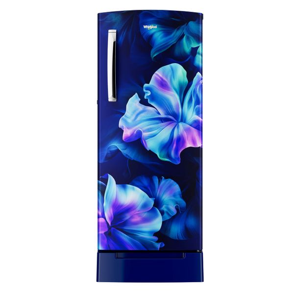Whirlpool 192 L 5-Star Direct Cool Single Door Refrigerator with Intellisense Inverter Technology, Base Drawer, and MicroBlock Technology-(Sapphire Silk Blue, 73688)