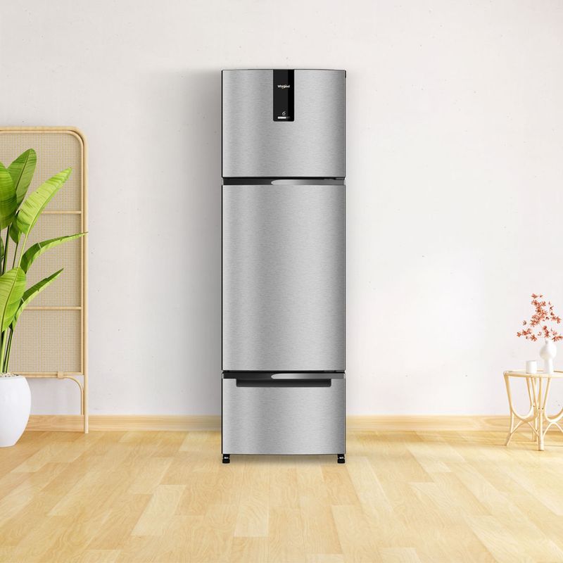Whirlpool 237L 2-Star Frost Free Three-Door Refrigerator with 6th Sense Active Fresh Technology (22353)