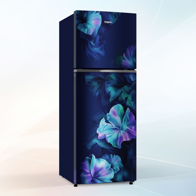 Whirlpool Neofresh 235L 2 Star Frost Free Double-Door Refrigerator | Sapphire Silk Premium Finish | Advanced Auto-Defrost Cooling Technology | High-Efficiency Reciprocating Compressor | 22321