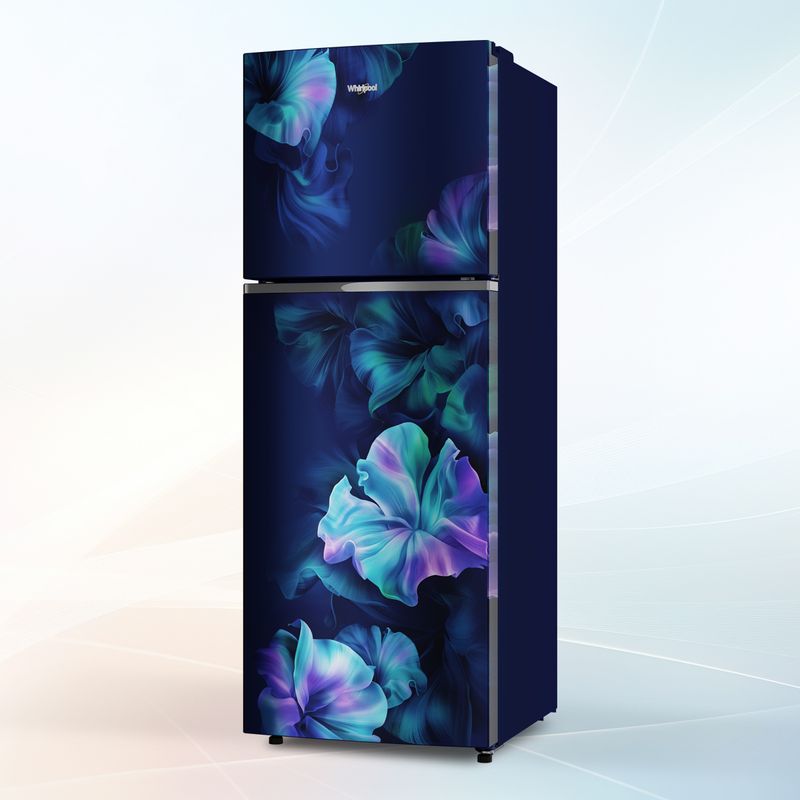 Whirlpool Neofresh 235L 2 Star Frost Free Double-Door Refrigerator | Sapphire Silk Premium Finish | Advanced Auto-Defrost Cooling Technology | High-Efficiency Reciprocating Compressor | 22321