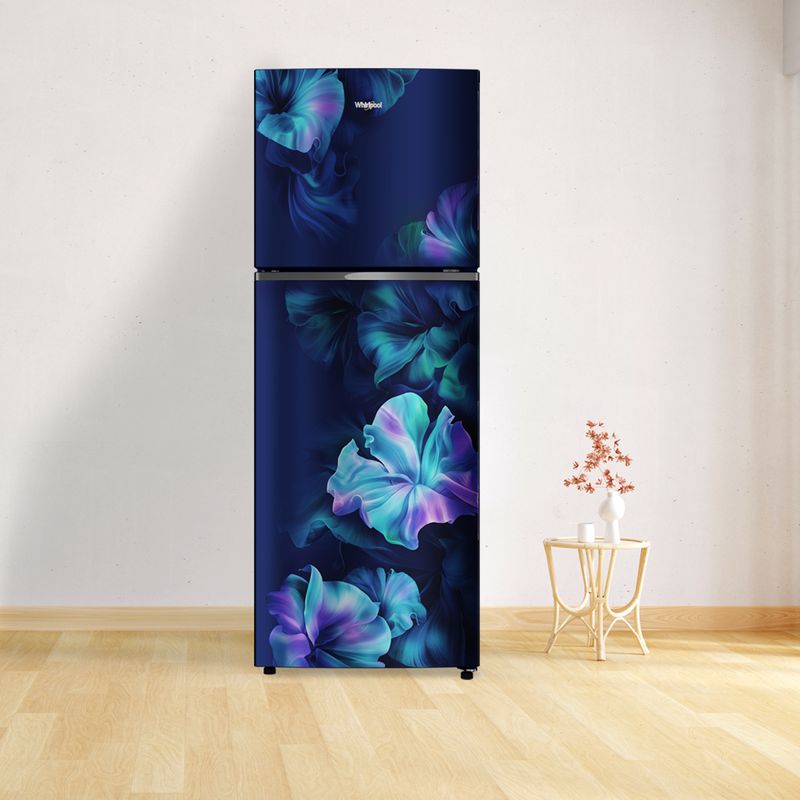 Whirlpool Neofresh 235L 2 Star Frost Free Double-Door Refrigerator | Sapphire Silk Premium Finish | Advanced Auto-Defrost Cooling Technology | High-Efficiency Reciprocating Compressor | 22321