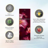 Whirlpool Neofresh 235 L 2 Star Frost-Free Double Door Refrigerator (Wine Velvet, Large Vegetable Crisper, Energy Efficient Cooling). 22318