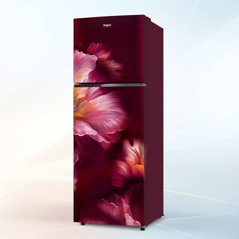 Whirlpool Neofresh 235 L 2 Star Frost-Free Double Door Refrigerator (Wine Velvet, Large Vegetable Crisper, Energy Efficient Cooling). 22318