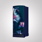 Whirlpool 236 L 5-Star Direct Cool Single Door Refrigerator with Intellisense Inverter, Auto Defrost, Base Drawer, and 4-in-1 Cooling Modes-(Blue Velvet, 73760)
