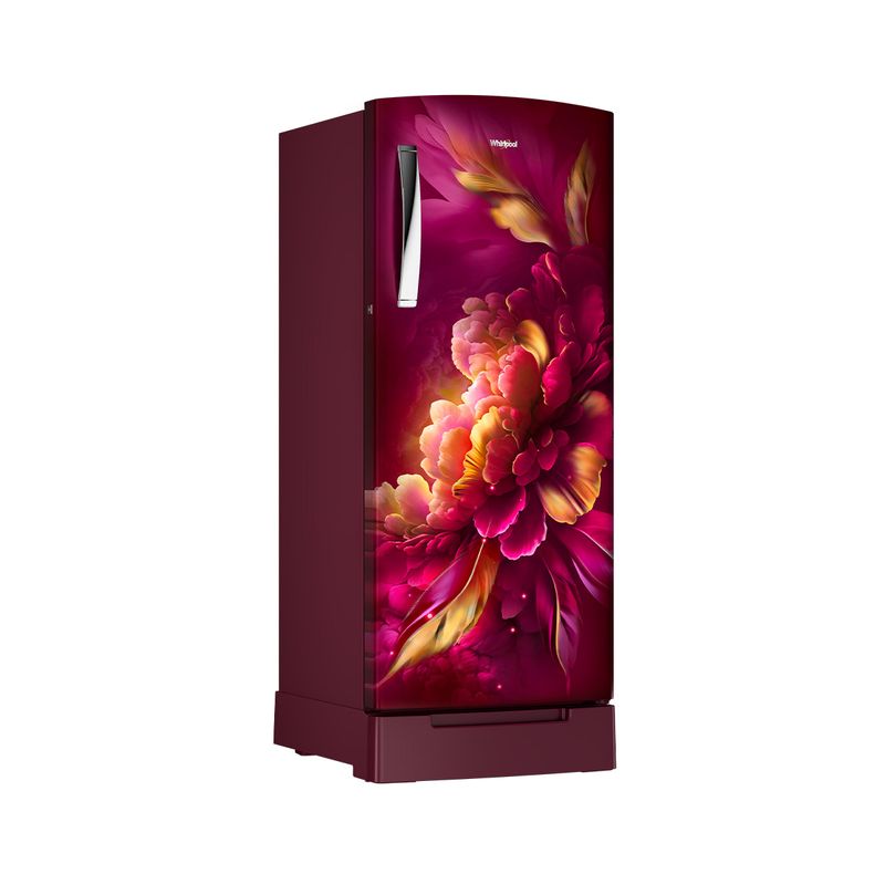 Whirlpool Icemagic Pro 207L 3 Star Single Door Refrigerator with Base Drawer - Infinity-Y | Up to 7 Days Garden Freshness | 12 Hours Milk Preservation. (Model: 73734)
