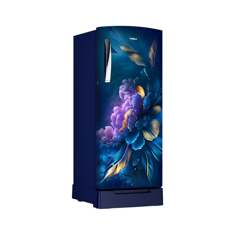 Whirlpool Icemagic Pro 207L 3 Star Single Door Refrigerator with Base Drawer - Infinity-Y | Up to 7 Days Garden Freshness | 12 Hours Milk Preservation-73733