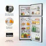 Whirlpool 235 L 2 Star Frost Free Double Door Refrigerator Gravity Black Finish | Frost Free Cooling | Convertible Mode | Inverter Compressor | Toughened Glass Shelves | Portable Ice Twister | External UI Display | Auto Connect to Home Inverter-22340