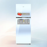 Whirlpool 235L 2-Star Frost-Free Double Door Refrigerator (22329, Crystal Mirror Glass Finish) | 6th Sense DeepFreeze Technology | Auto Connect to Home Inverter