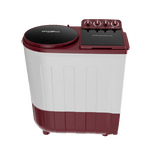 Whirlpool 8 Kg 5 Star Semi-Automatic Top Load Washing Machine (Coral Red, Super Soak Technology, 1400 RPM Spin Speed, Plastic Tub, Turbo Lint Filter, Wheel Support)-30360