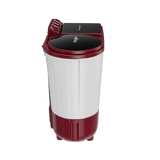 Whirlpool 8 Kg 5 Star Semi-Automatic Top Load Washing Machine (Coral Red, Super Soak Technology, 1400 RPM Spin Speed, Plastic Tub, Turbo Lint Filter, Wheel Support)-30360