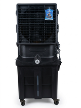 Novamax Proto+ 100L Desert Air Cooler | Extreme 90ft Air Throw, 4200m3/h Air Delivery, 18-Inch Fan, Auto Water Refill, Inverter Compatible, 4-Way Cooling with Motorized Auto Swing Louvers, 100 Litre Large Tank