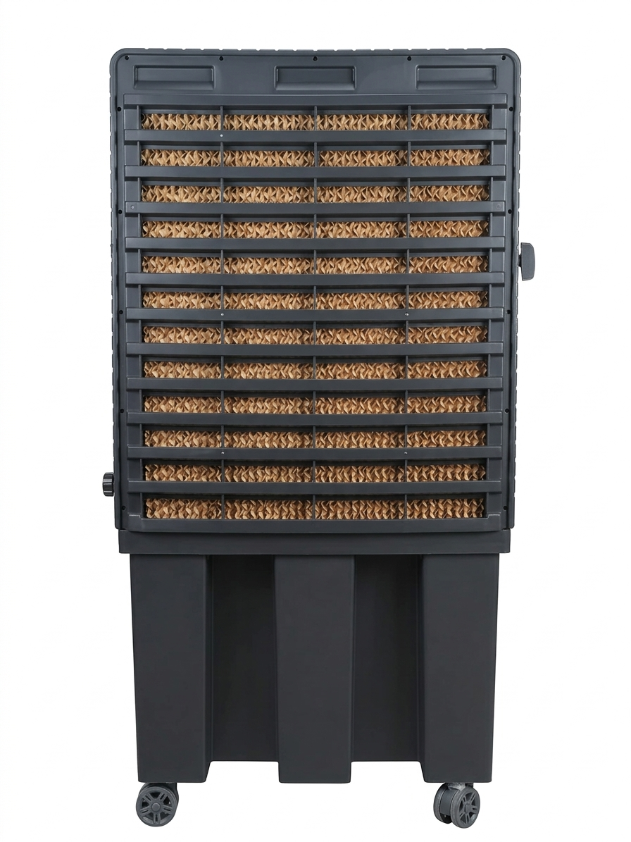Novamax Apex 100L Desert Air Cooler | 3-Side Honeycomb Cooling Pads, Powerful 4200m3/h Air Delivery, 16-Inch Fan, 30ft Air Throw, Inverter Compatible, Mosquito Free Design, Garden Hose Connection, 4-Way Cooling Motorized Louvers