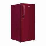 Haier 165L 1-Star Direct Cool Single Door Refrigerator with External Handle and LED Lighting-(Red Mono, HRD-1851BBRA-P)