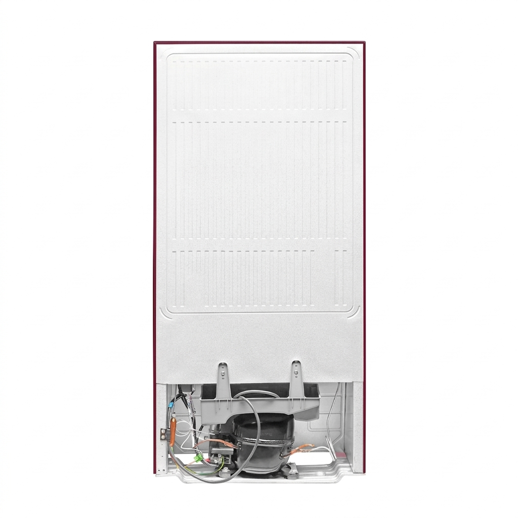 Haier 165L 1-Star Direct Cool Single Door Refrigerator with External Handle and LED Lighting-(Red Mono, HRD-1851BBRA-P)