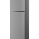 Haier 240L 1-Star Frost Free Double Door Top Mount Refrigerator with Toughened Glass Shelves and Recess Handle-(Moon Silver, HRF-2901EMSA-P)