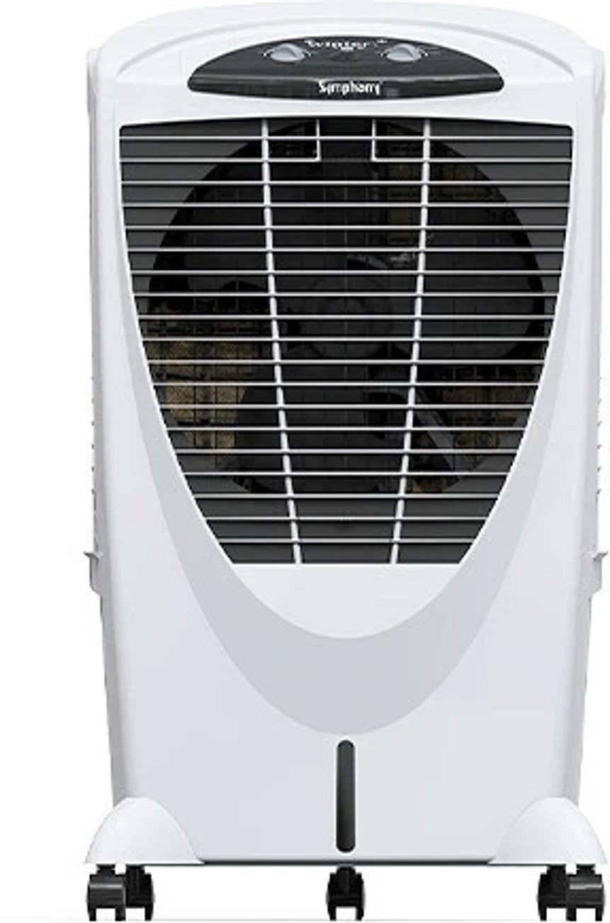 Symphony Master Cool 65 Desert Air Cooler (White, Honeycomb Cooling Pads, High-Efficiency Fan, Powerful Air Throw for Rooms up to 400 Sq. Ft.) MASTERCOOL65 L