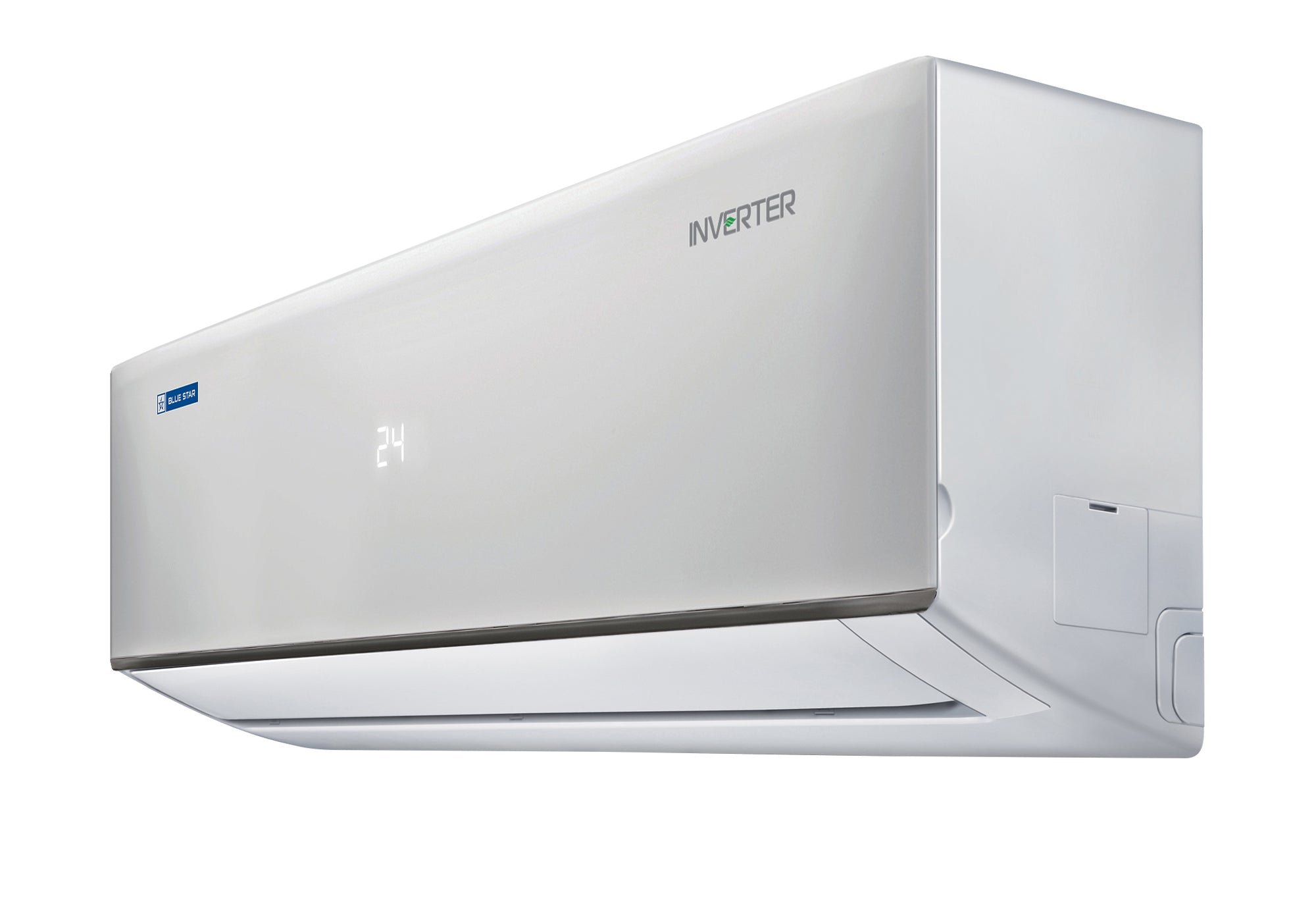 Blue Star 2 Ton 5 Star Inverter Split AC (100% Copper, ISEER 5.05, R32 Refrigerant, White) – Features AI Pro Cooling, 5-in-1 Convertible Modes, 4-Way Swing, Acoustic Jacket Compressor, and High Ambient Cooling up to 54°C,IC524DNUR