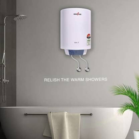 Kenstar 10 L Storage Water Geyser (Star F 10L Water Heater, White)-KEN3773448